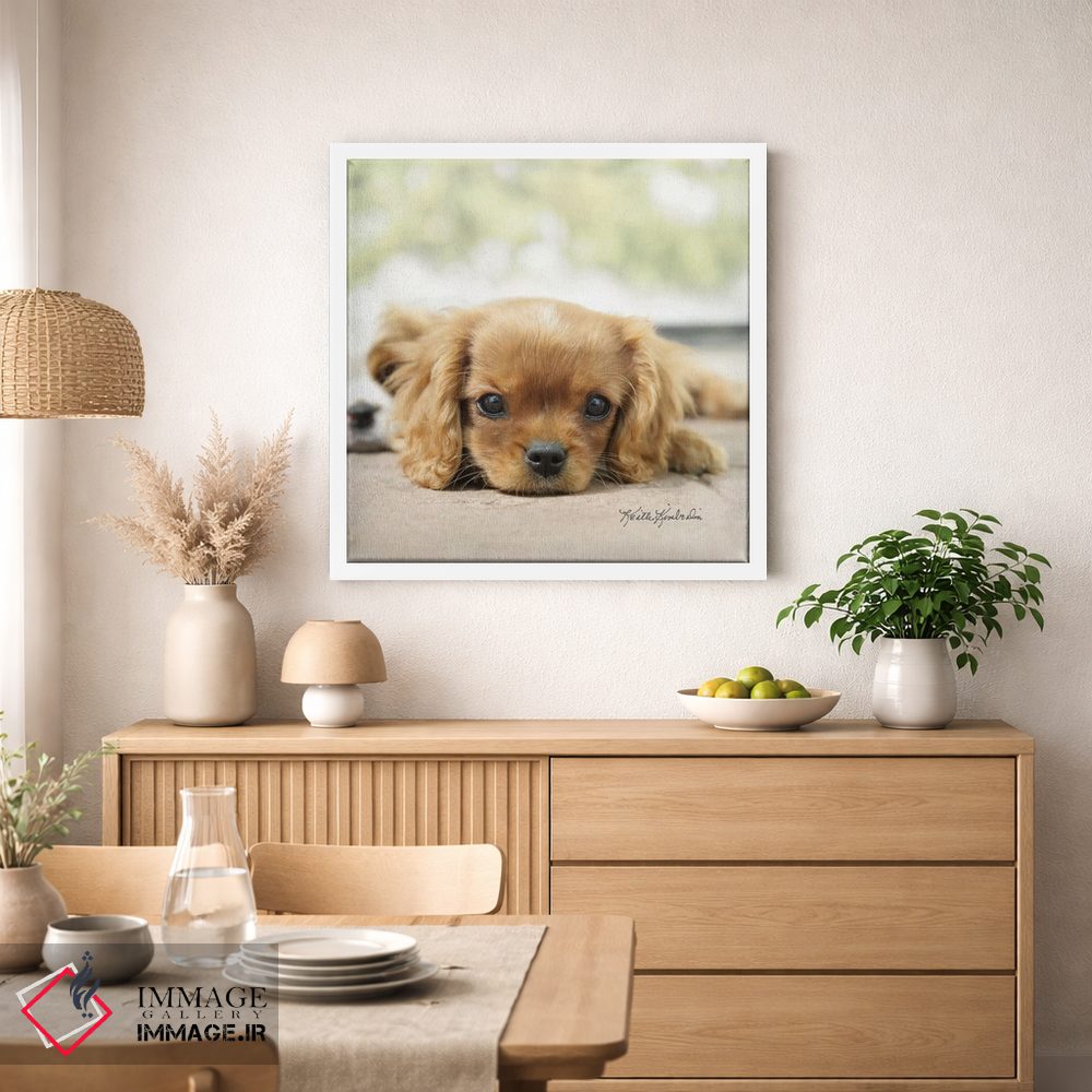 تابلو دکوراتیو سنگ ریزه ها اثر کیت کیمبرلین - D1W