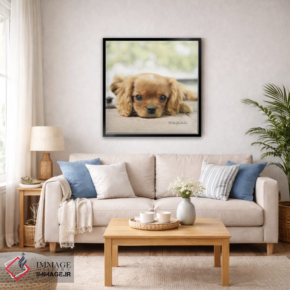 تابلو دکوراتیو سنگ ریزه ها اثر کیت کیمبرلین - D6B