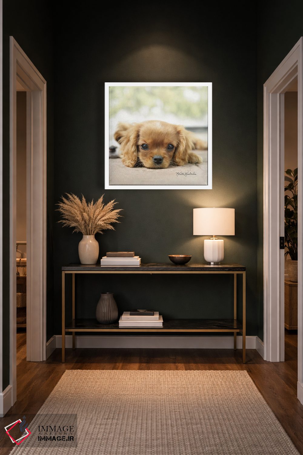 تابلو دکوراتیو سنگ ریزه ها اثر کیت کیمبرلین - D4W