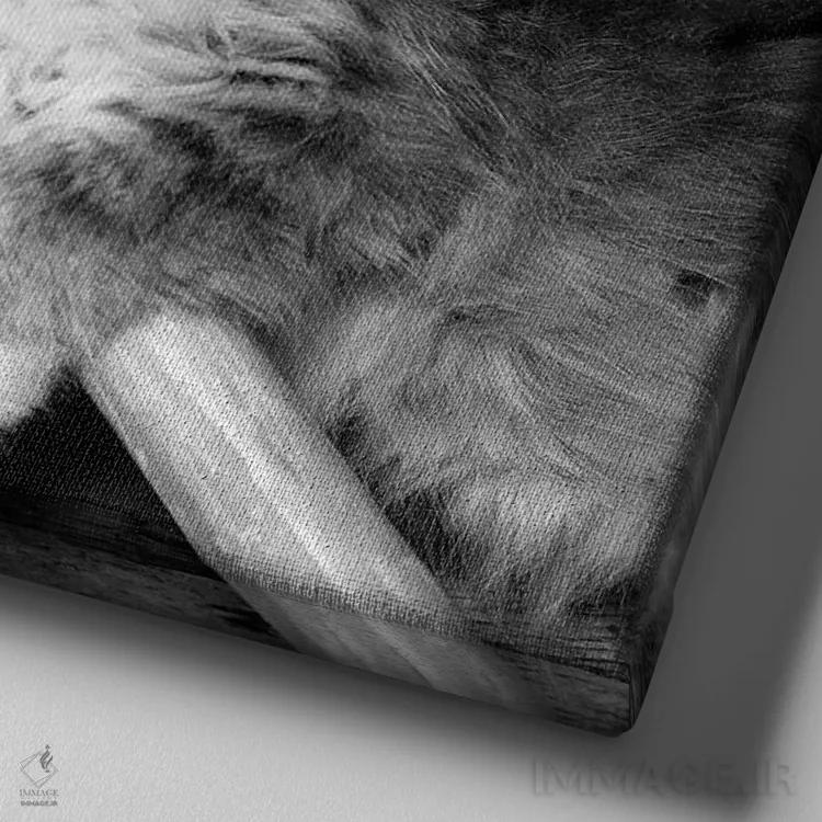 تابلو دکوراتیو خانه تکانی بهاری اثر کیت کیمبرلین - نمای نزدیک بافت بوم