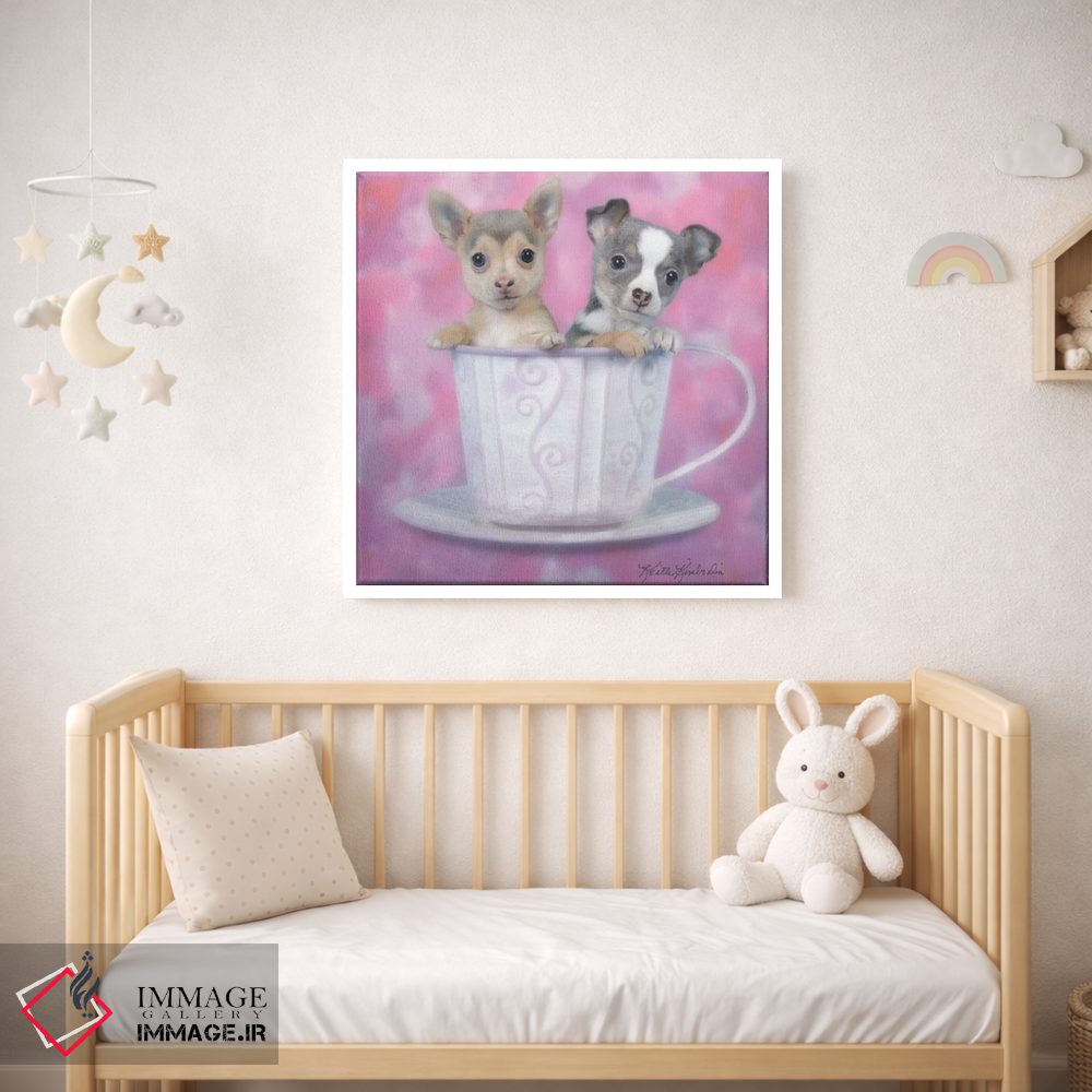 تابلو دکوراتیو چای برای دو نفر اثر کیت کیمبرلین - D1W