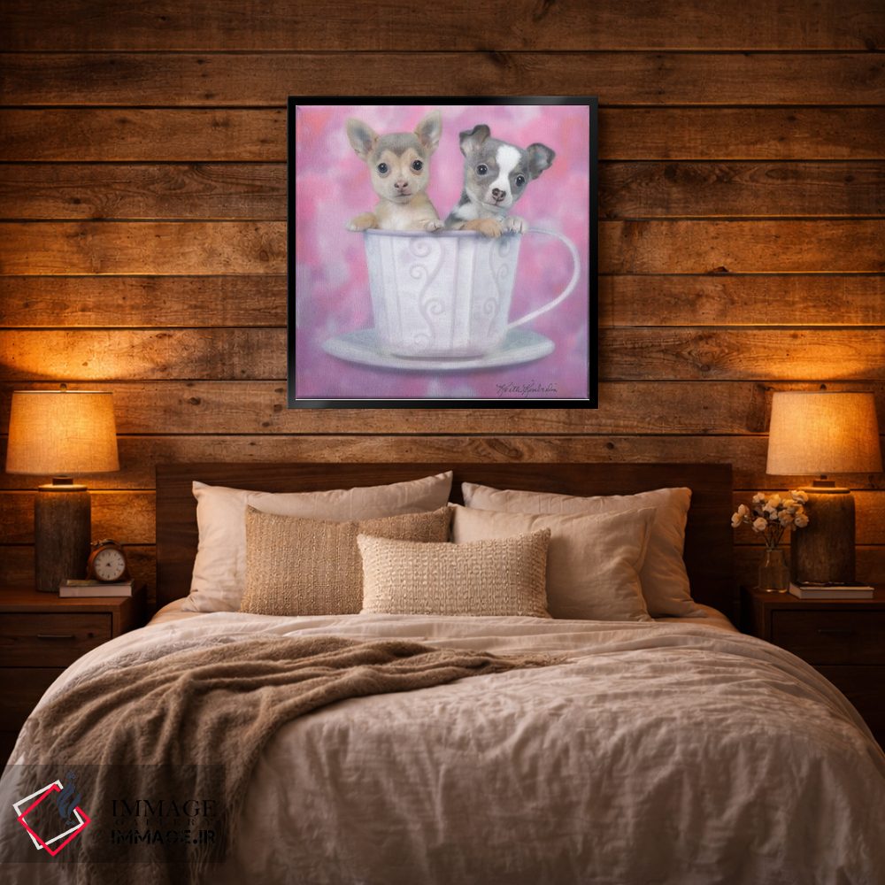 تابلو دکوراتیو چای برای دو نفر اثر کیت کیمبرلین - D5B