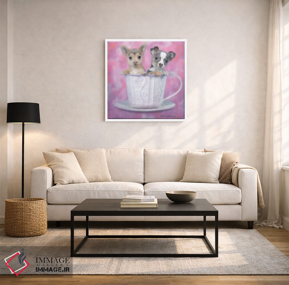 تابلو دکوراتیو چای برای دو نفر اثر کیت کیمبرلین - D3W