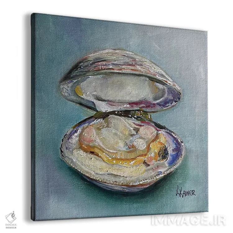 تابلو دکوراتیو صدف خوراکی اثر کریستین کاینر - نمای پرسپکتیو محصول