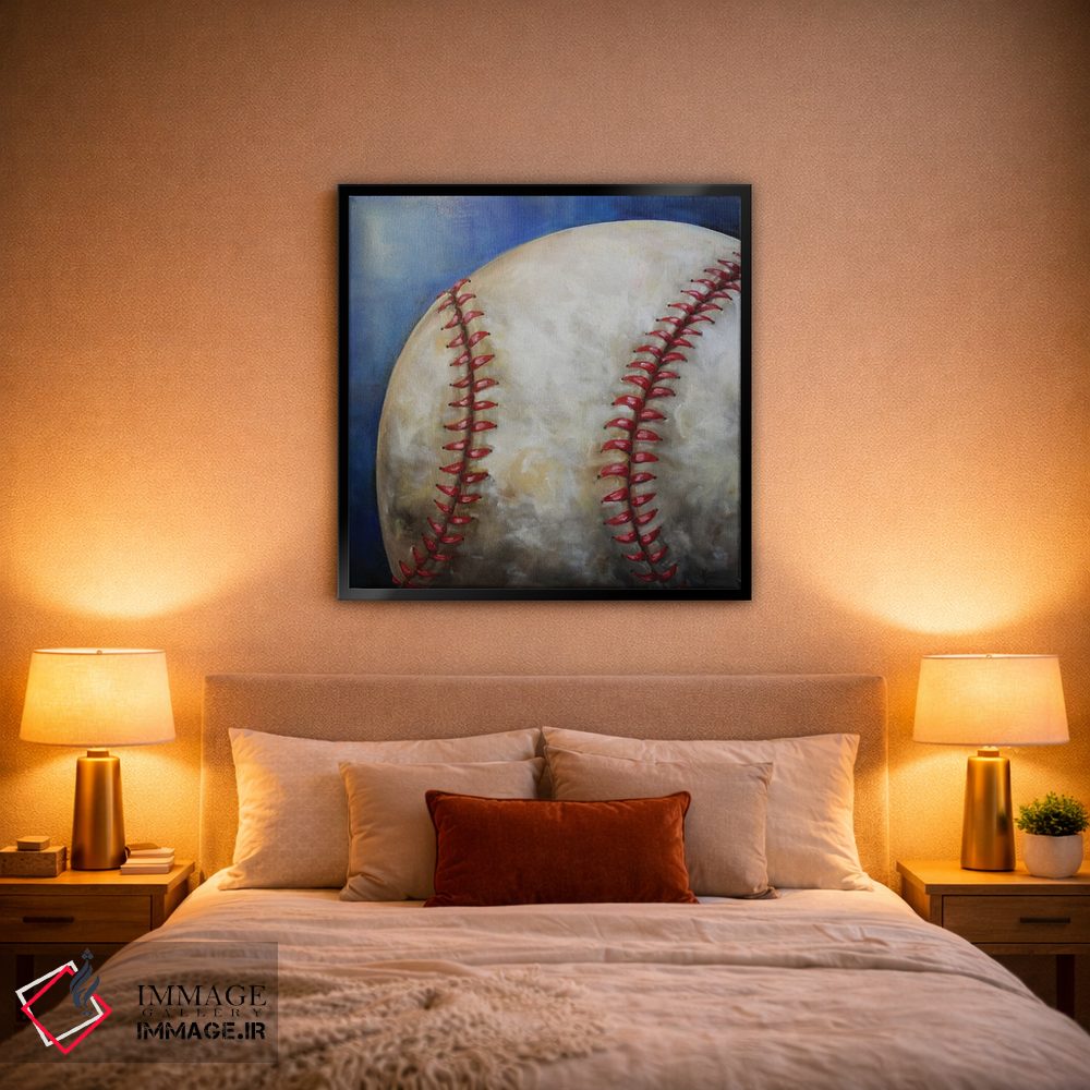 تابلو دکوراتیو بیسبال اثر کریستین کاینر - D2B