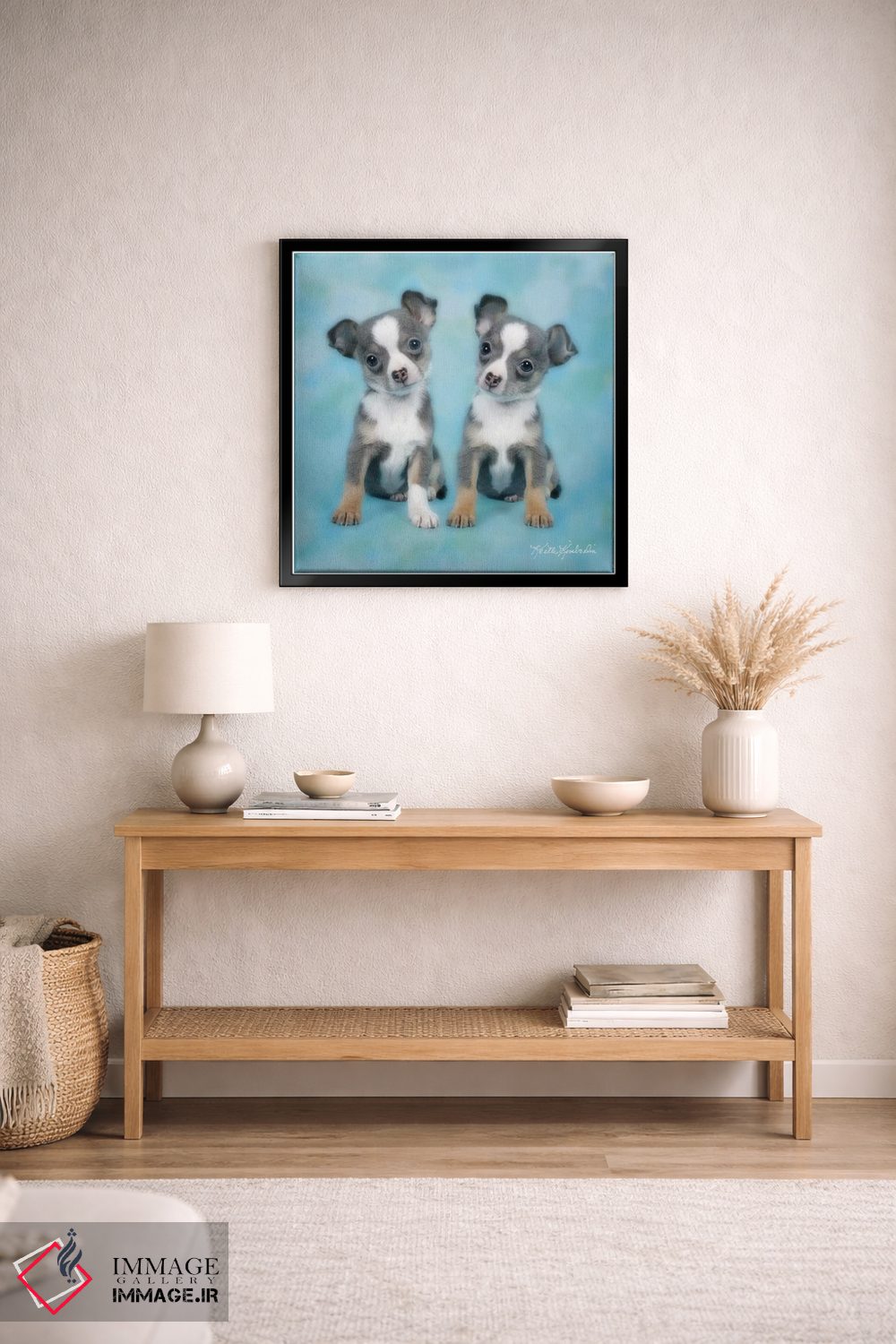 تابلو دکوراتیو دوقلو بودن اثر کیت کیمبرلین - D5B