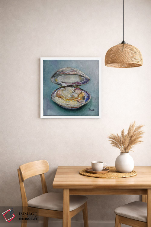 تابلو دکوراتیو صدف خوراکی اثر کریستین کاینر - D1W