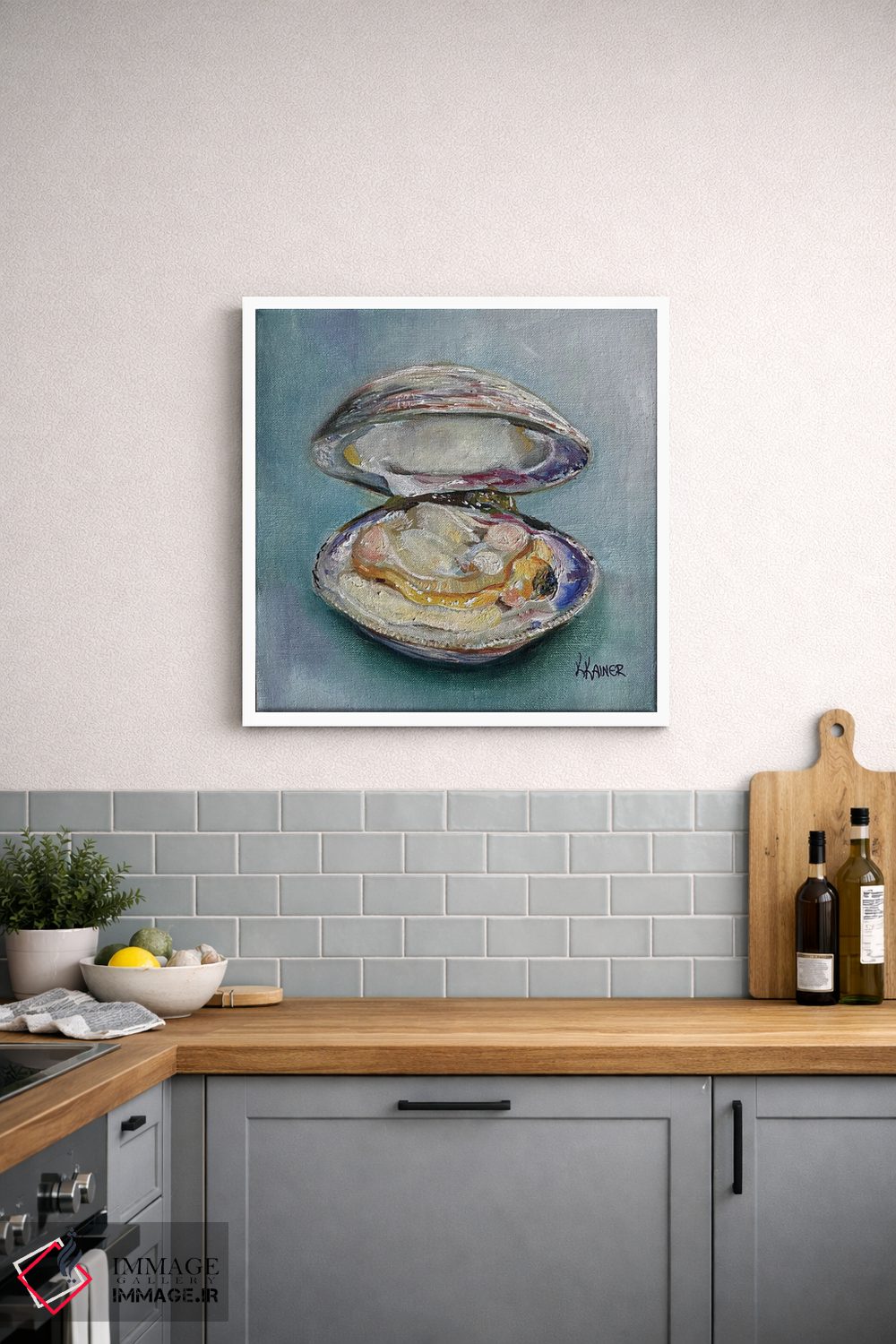 تابلو دکوراتیو صدف خوراکی اثر کریستین کاینر - D3W