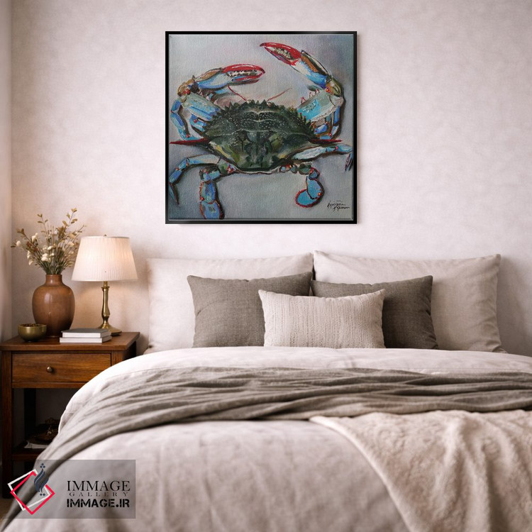 تابلو دکوراتیو خرچنگ خلیجی اثر کریستین کاینر - D4B