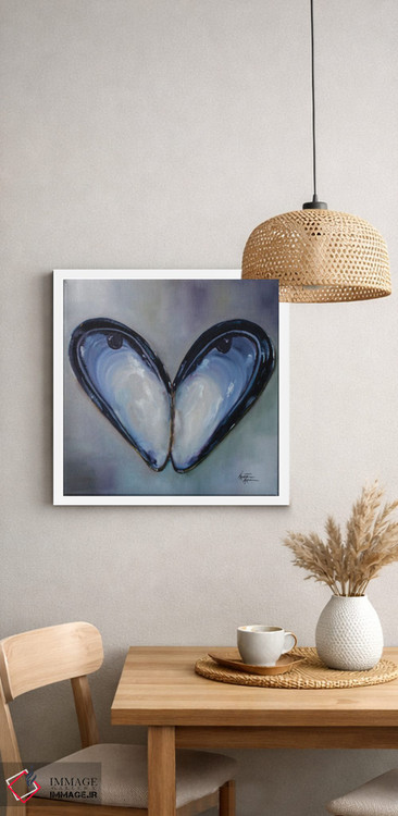 تابلو دکوراتیو صدف سیاه اثر کریستین کاینر - D4W