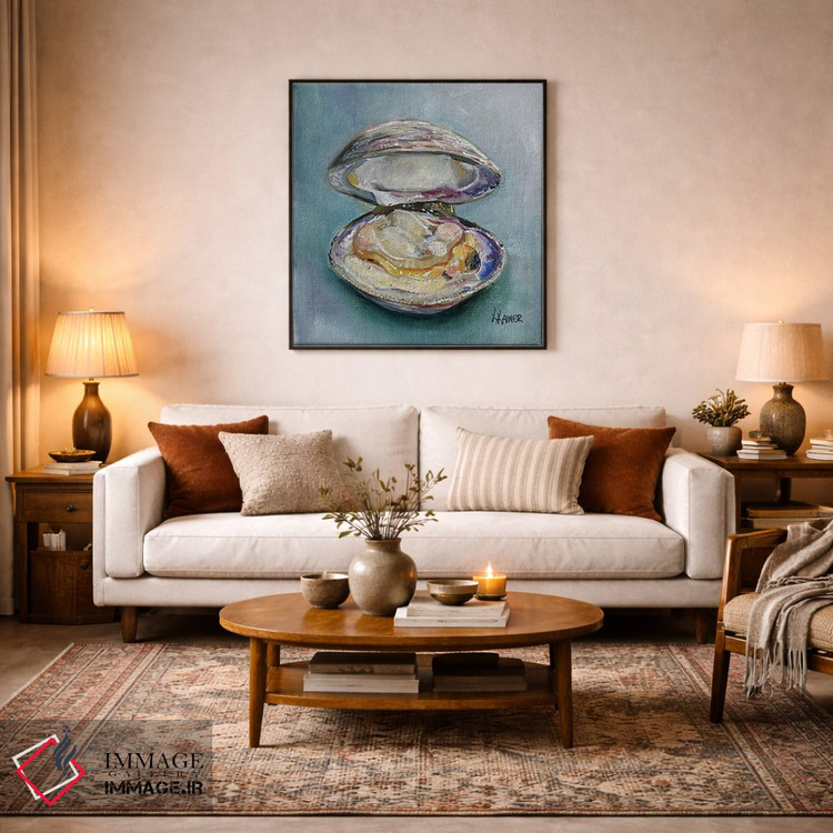 تابلو دکوراتیو صدف خوراکی اثر کریستین کاینر - D5B