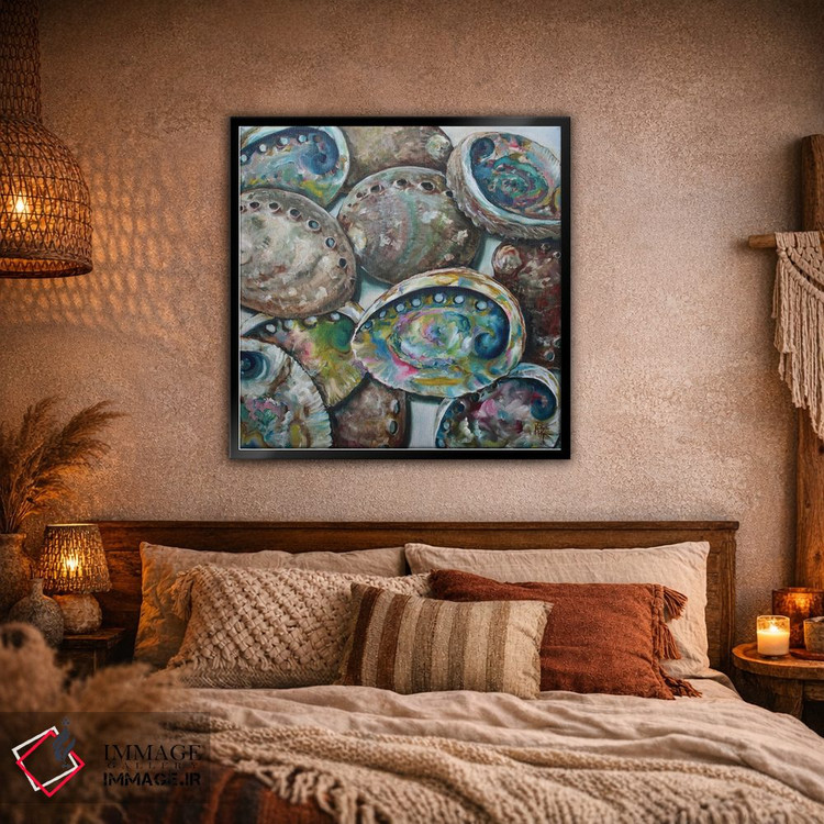 تابلو دکوراتیو صدف های آبالون اثر کریستین کاینر - D1B