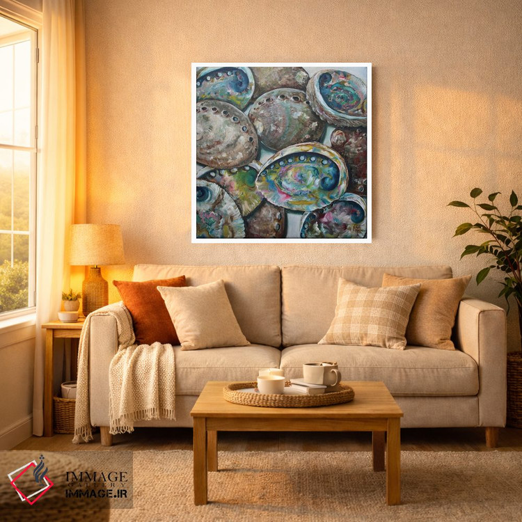تابلو دکوراتیو صدف های آبالون اثر کریستین کاینر - D2W