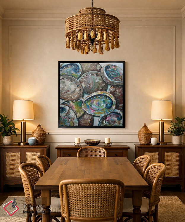 تابلو دکوراتیو صدف های آبالون اثر کریستین کاینر - D3B