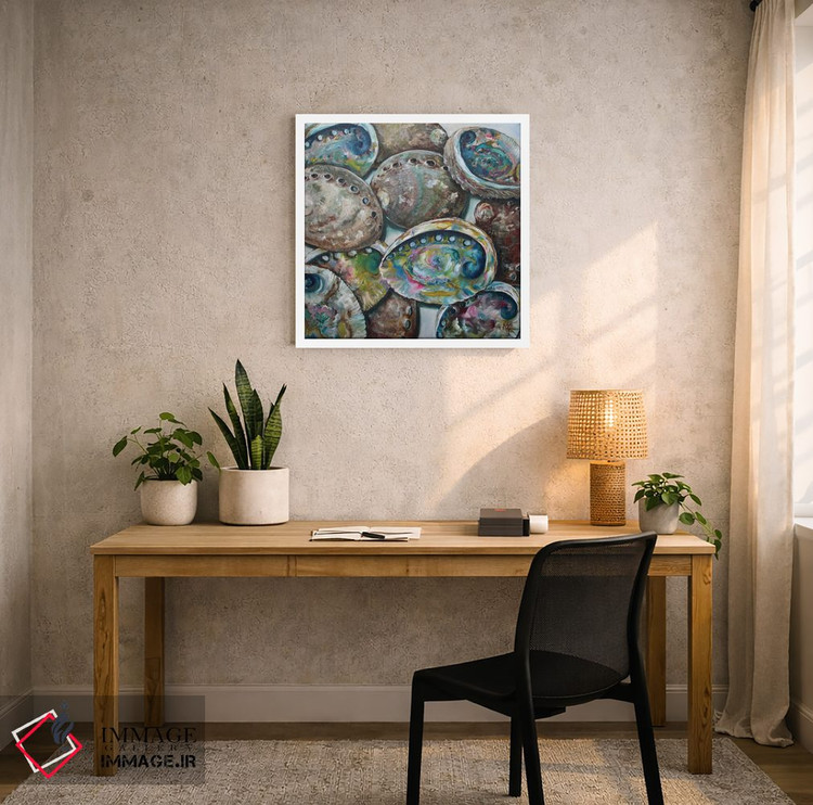 تابلو دکوراتیو صدف های آبالون اثر کریستین کاینر - D4W