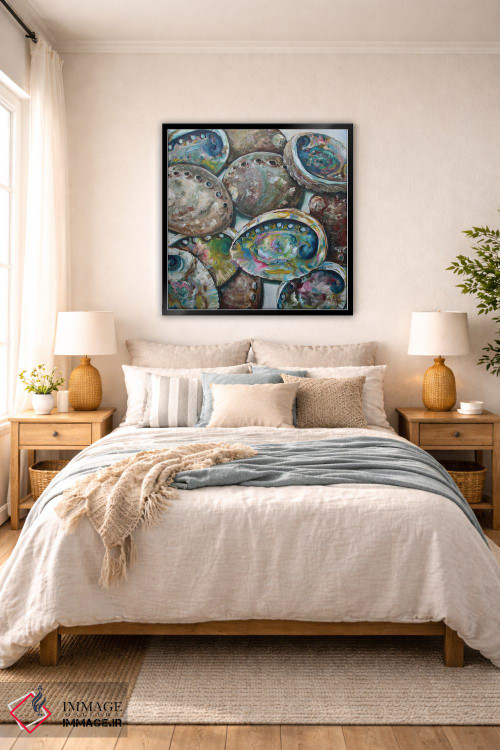 تابلو دکوراتیو صدف های آبالون اثر کریستین کاینر - D6B