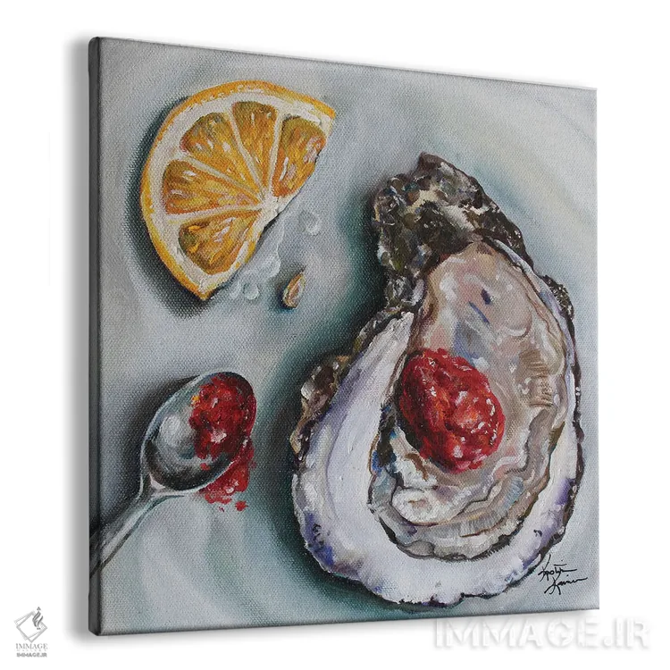تابلو دکوراتیو صدف آبدار اثر کریستین کاینر - نمای پرسپکتیو محصول
