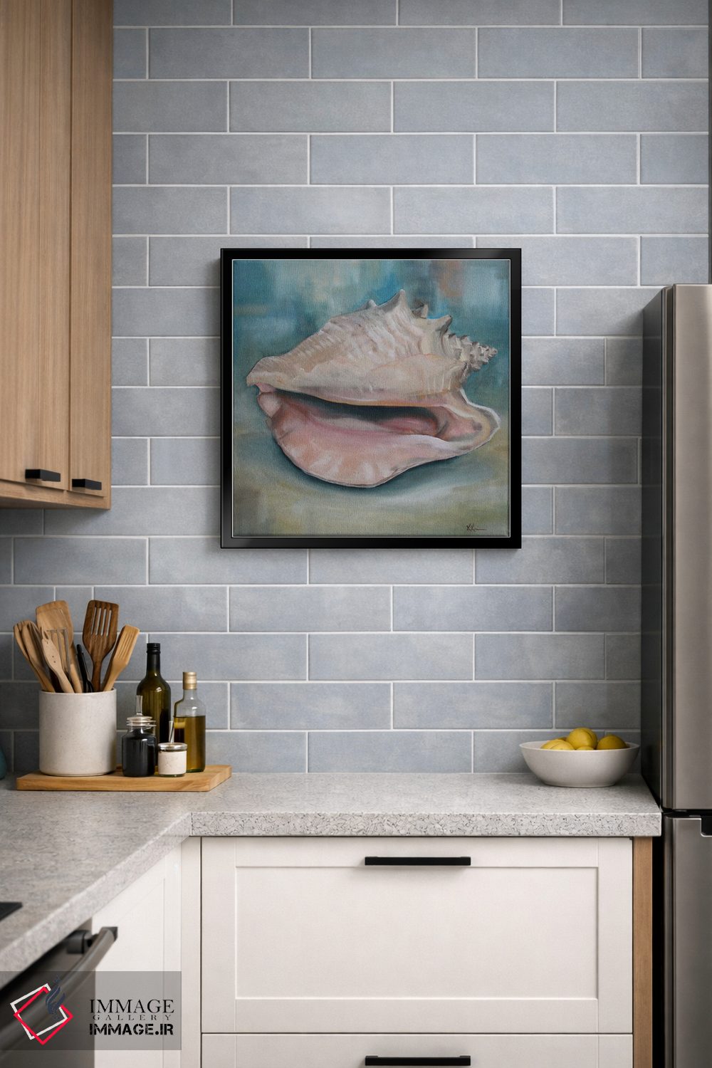 تابلو دکوراتیو صدف کونک اثر کریستین کاینر - D5B