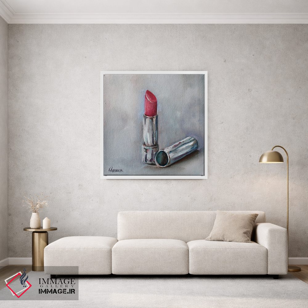 تابلو دکوراتیو رژ لب اثر کریستین کاینر - D1W