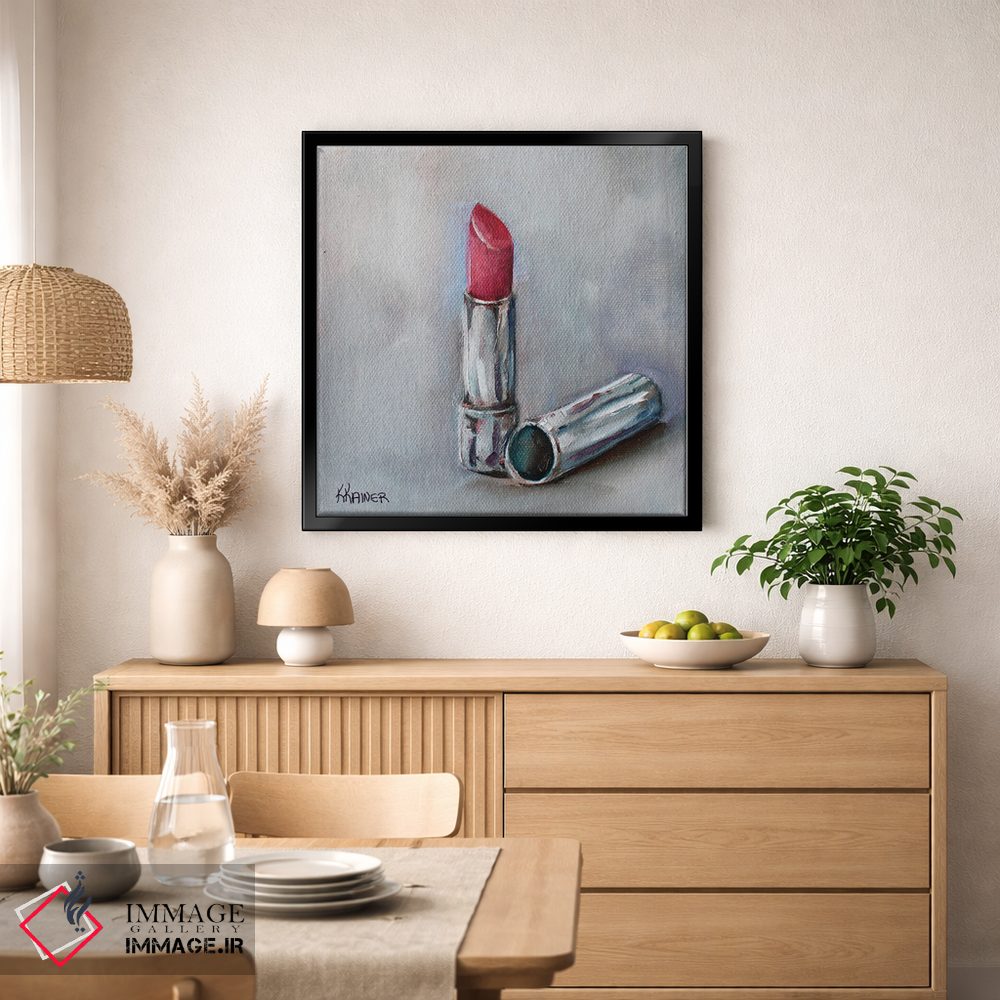 تابلو دکوراتیو رژ لب اثر کریستین کاینر - D2B