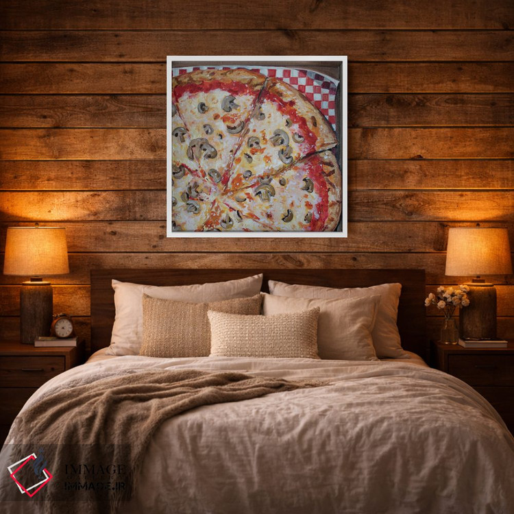 تابلو دکوراتیو شب پیتزا اثر کریستین کاینر - D1W