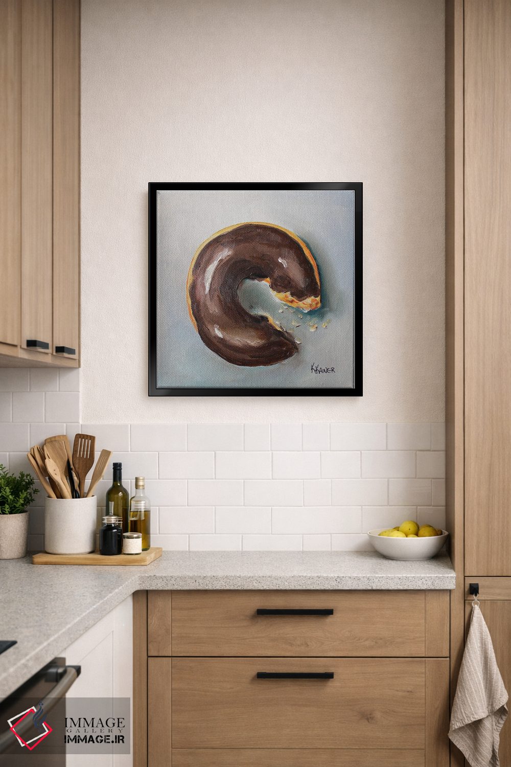 تابلو دکوراتیو فقط یک گاز اثر کریستین کاینر - D6B