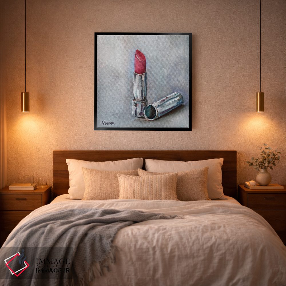 تابلو دکوراتیو رژ لب اثر کریستین کاینر - D4B