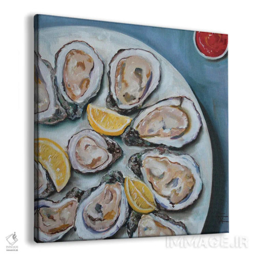 تابلو دکوراتیو صدف های عصرگاهی اثر کریستین کاینر - نمای پرسپکتیو محصول