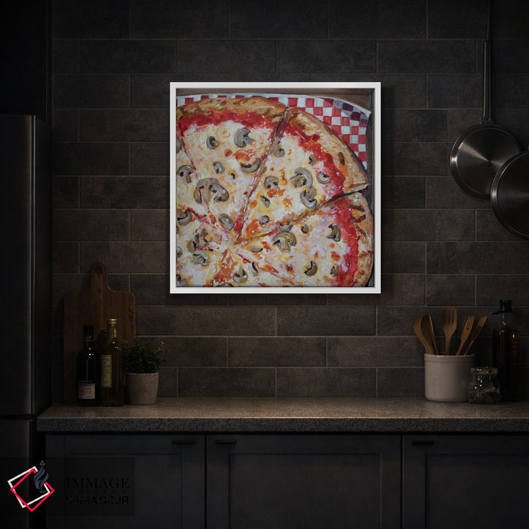 تابلو دکوراتیو شب پیتزا اثر کریستین کاینر - D2W