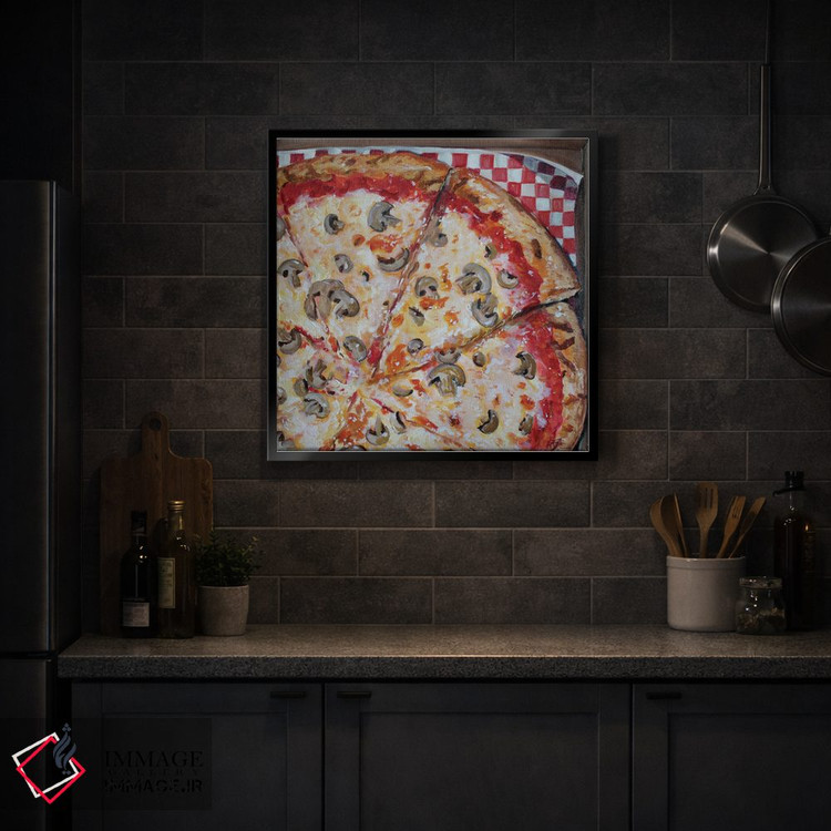 تابلو دکوراتیو شب پیتزا اثر کریستین کاینر - D4B
