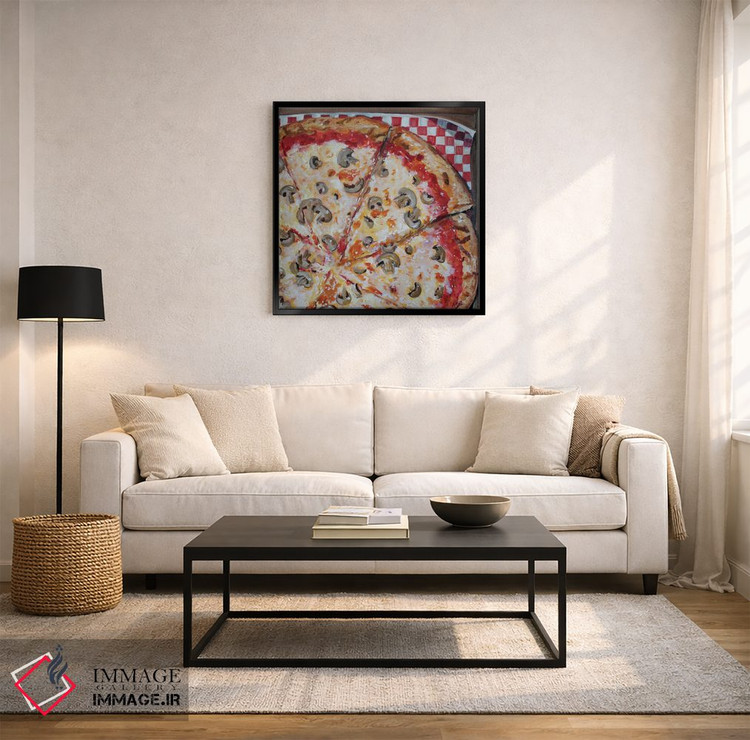 تابلو دکوراتیو شب پیتزا اثر کریستین کاینر - D3B