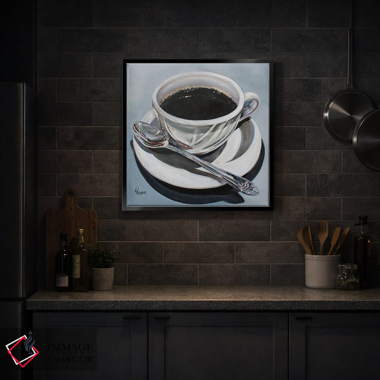 تابلو دکوراتیو قهوه صبحگاهی اثر کریستین کاینر - D3B