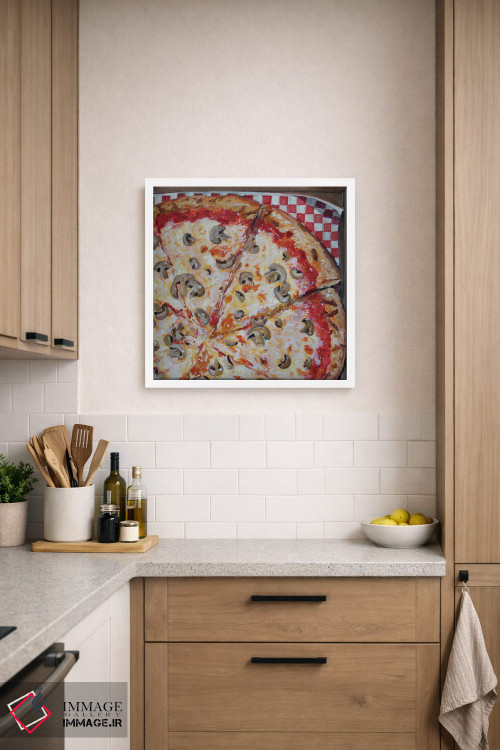 تابلو دکوراتیو شب پیتزا اثر کریستین کاینر - D5W