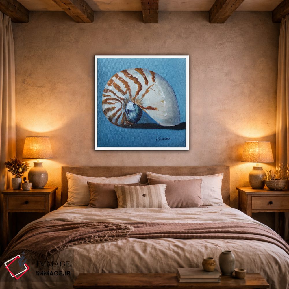 تابلو دکوراتیو صدف ناتیلوس اثر کریستین کاینر - D2W