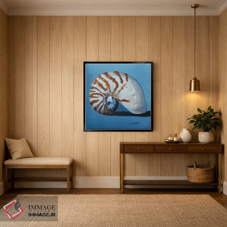 تابلو دکوراتیو صدف ناتیلوس اثر کریستین کاینر - D4B