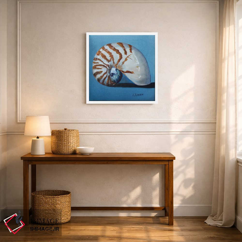 تابلو دکوراتیو صدف ناتیلوس اثر کریستین کاینر - D5W