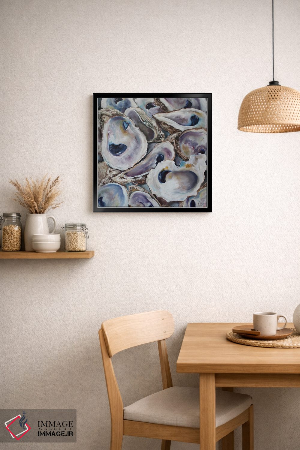 تابلو دکوراتیو صدف های خلیج مکزیک اثر کریستین کاینر - D6B