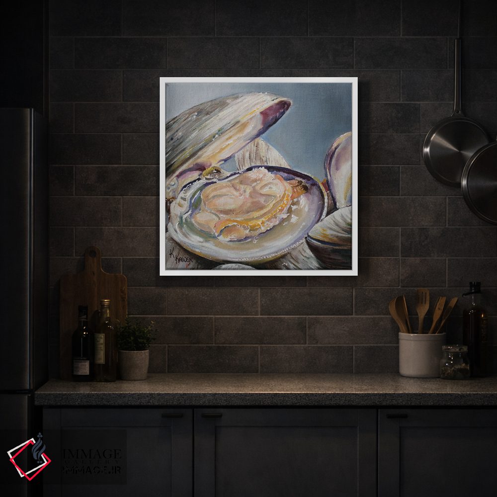 تابلو دکوراتیو صدف بخارپز اثر کریستین کاینر - D2W