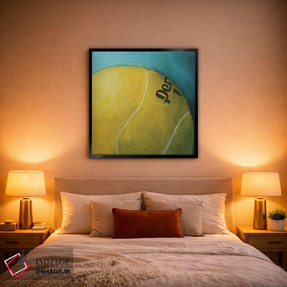 تابلو دکوراتیو توپ تنیس اثر کریستین کاینر - D1B