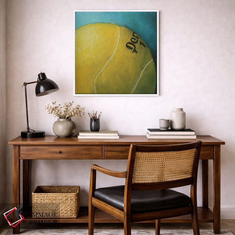 تابلو دکوراتیو توپ تنیس اثر کریستین کاینر - D5W