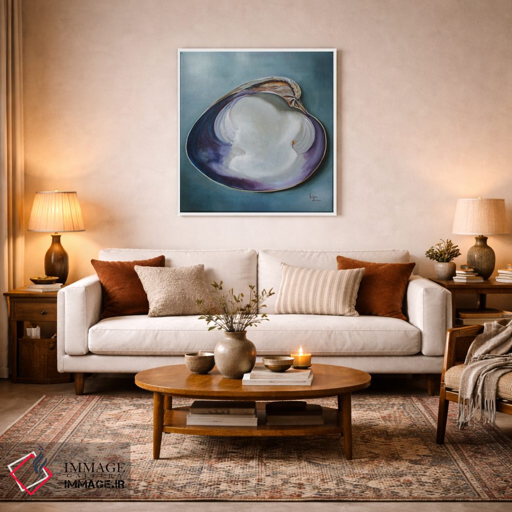 تابلو دکوراتیو پوسته صدف اثر کریستین کاینر - D1W