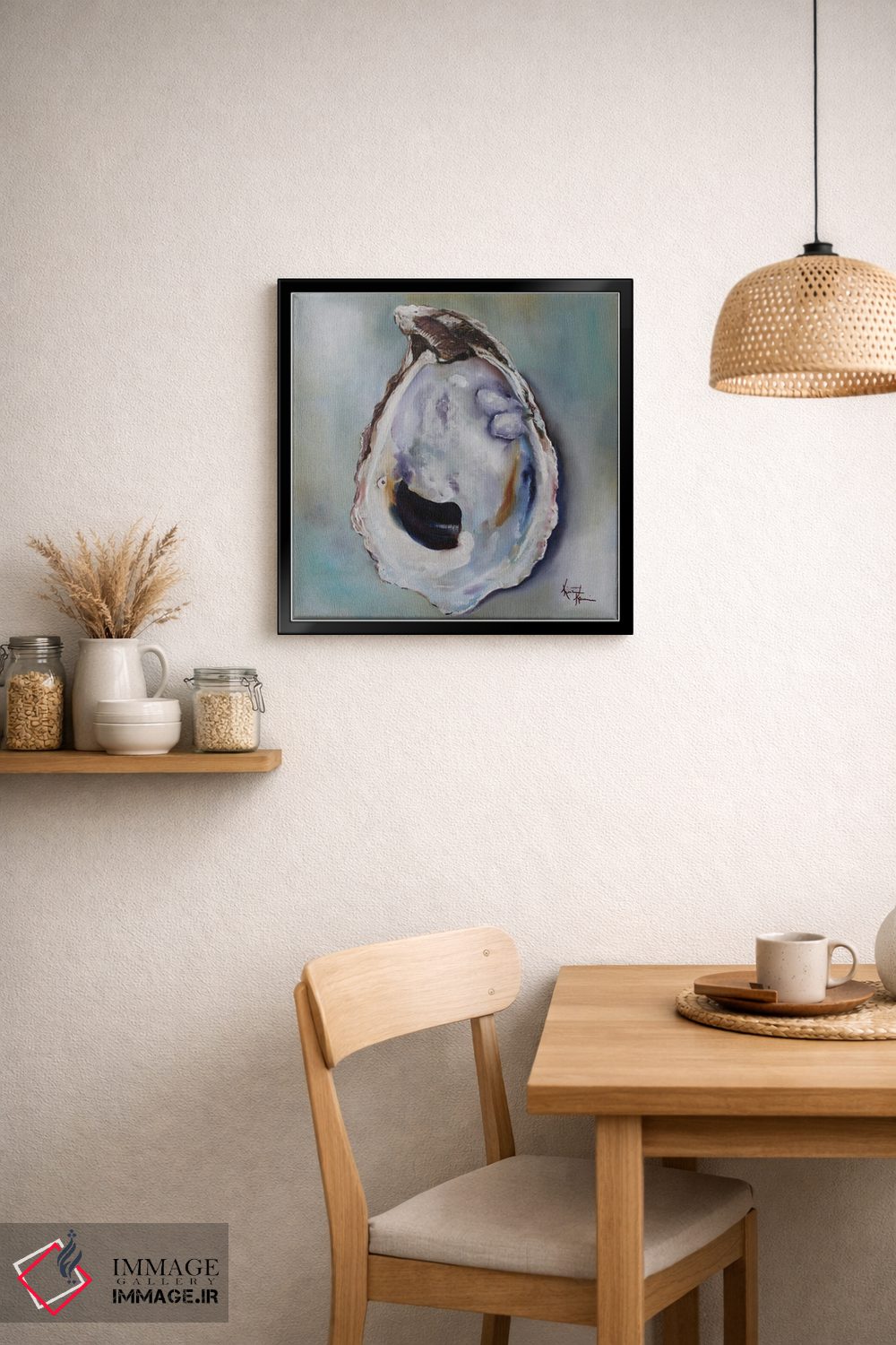 تابلو دکوراتیو صدف نیو انگلند اثر کریستین کاینر - D5B