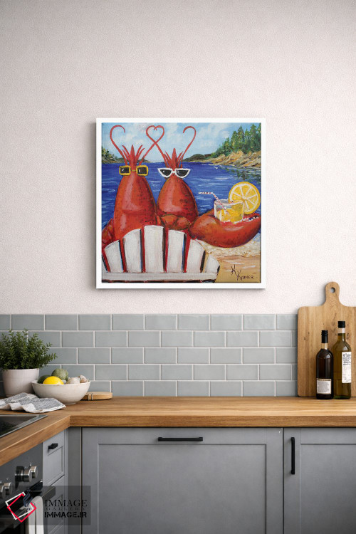 تابلو دکوراتیو خرچنگ های مین محبوب من اثر کریستین کاینر - D2W