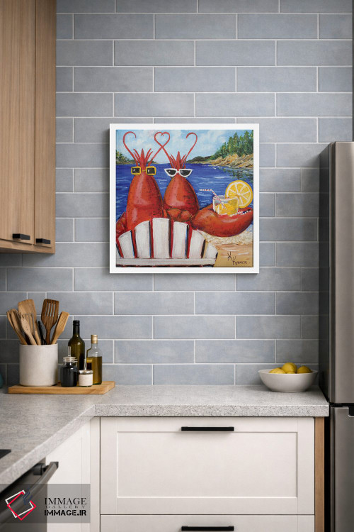 تابلو دکوراتیو خرچنگ های مین محبوب من اثر کریستین کاینر - D3W