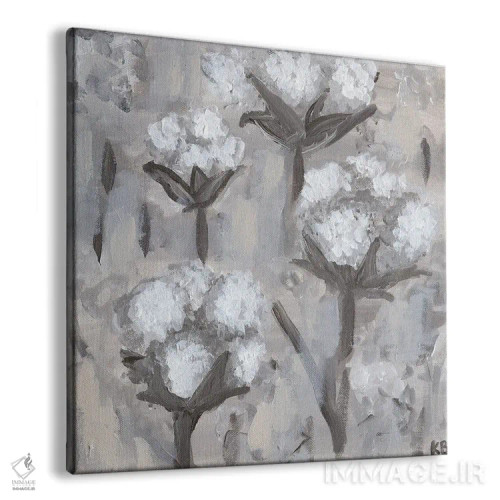 تابلو دکوراتیو ساقه های پنبه اثر کاتلین برایان - نمای پرسپکتیو محصول