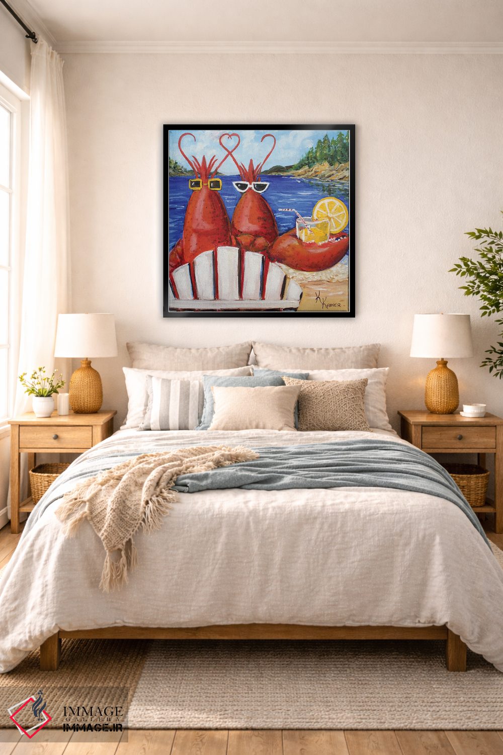 تابلو دکوراتیو خرچنگ های مین محبوب من اثر کریستین کاینر - D6B