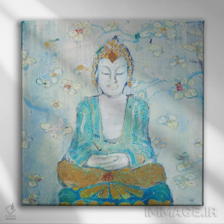 تابلو دکوراتیو میدان بودا اثر کلی دی - نمای روبهرو روی دیوار
