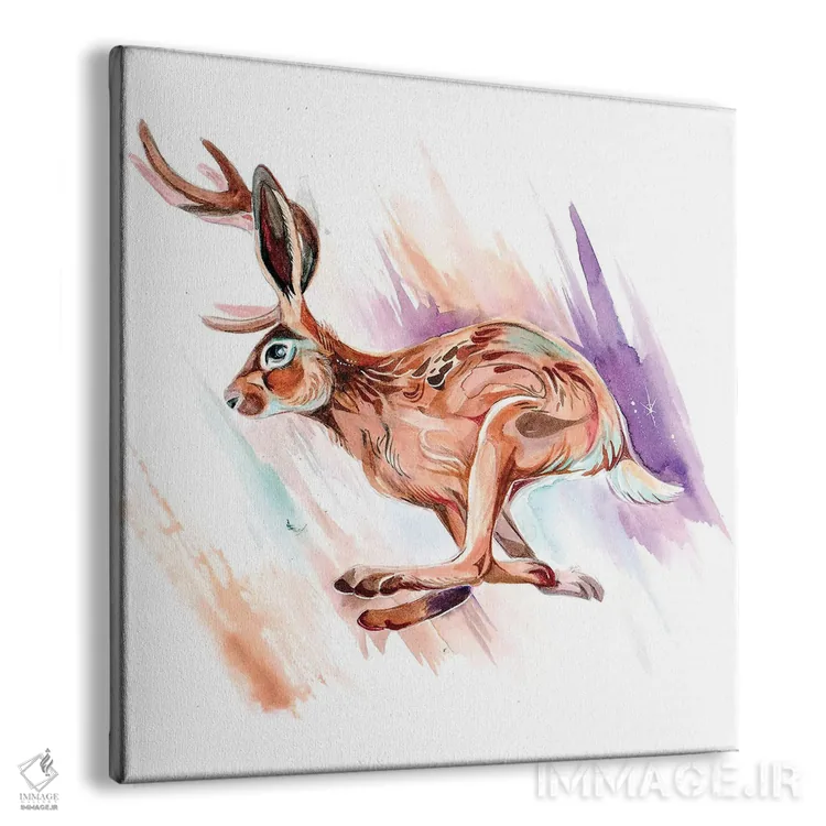 تابلو دکوراتیو جکلپ اثر کتی لیپسکامب - نمای پرسپکتیو محصول