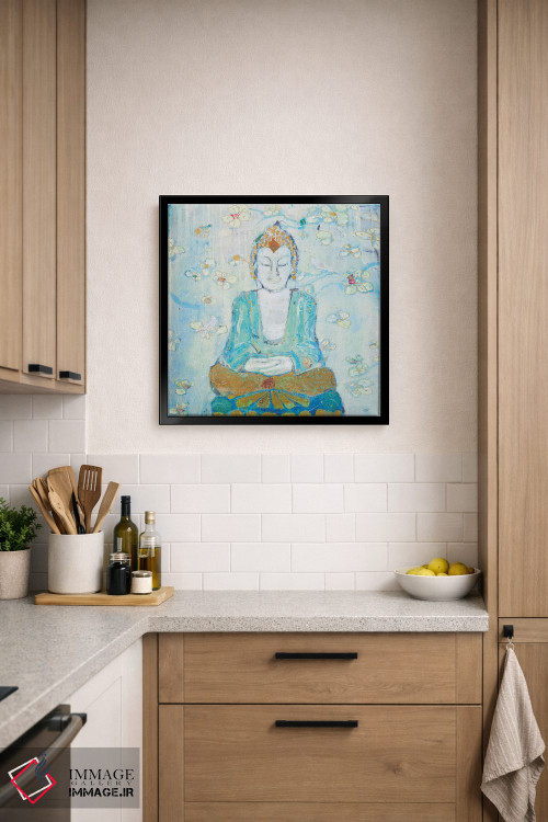 تابلو دکوراتیو میدان بودا اثر کلی دی - D6B