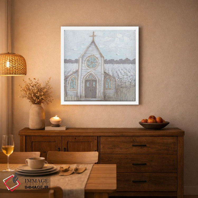 تابلو مدرن کلیسای طراحی مزرعه اثر کاتلین برایان - D2W
